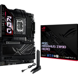 ASUS ROG MAXIMUS Z890 HERO, LGA1851, Z890, 4*DDR5, 4*SATA, 6*M.2, 8*USB 3.2, Type-C, 2*PCIx16, 1*PCIx1,  2*Thunderbolt™ 4, HDM, ATX; 90MB1ID0-M0EAY0