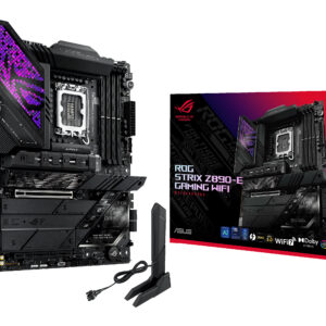 ASUS ROG STRIX Z890-E GAMING WIFI, LGA1851, Z890, 4*DDR5, 4*SATA, 7*M.2, 10*USB 3.2, 2*Type-C, 2*PCIx16, 2*Thunderbolt™ 4, HDMI+DP, ATX; 90MB1IM0-M0EAY0