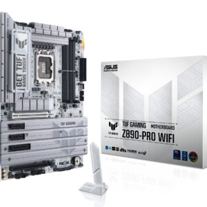 ASUS TUF GAMING Z890-PRO WIFI, LGA1851, Z890, 4*DDR5, 4*SATA, 4*M.2, 6*USB 3.2, 2*PCIx16, 1*PCIx4, 2*PCIx1, 2*Thunderbolt™ 4, HDMI+DP, ATX; 90MB1IR0-M0EAY0