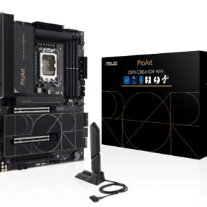 ASUS PROART Z890-CREATOR WIFI, LGA1851, Z890, 4*DDR5, 4*SATA, 5*M.2, 6*USB 3.2, 1*USB 2.0, Type-C, 3*PCIx16, DP+HDMI, ATX; 90MB1JD0-M0EAY0