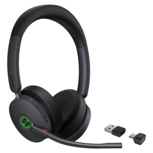 YEALINK BH74 UC USB-C/A, Беспроводная Bluetooth, HD звук, Шумоподавление ANC,Черная, шт