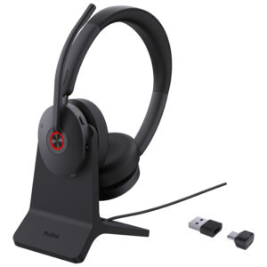 YEALINK BH74 with Stand UC USB-C/A, Беспроводная Bluetooth, HD звук, Шумоподавление ANC,Черная, шт