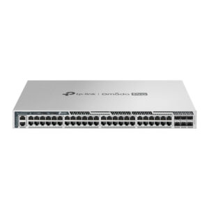 TP-Link S6500-48MPP6Y, Omada Pro 48-Port 2.5G Stackable L3 Managed PoE++ Switch with 6 25G Slots