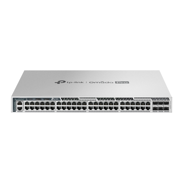 TP-Link S6500-48MPP6Y, Omada Pro 48-Port 2.5G Stackable L3 Managed PoE++ Switch with 6 25G Slots
