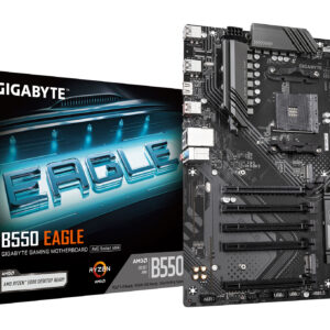 GIGABYTE B550 EAGLE, AM4, B550, 4*DDR4, 4*SATA, 2*M.2, 1*USB 3.2, 4*USB 2.0, Type-C, 1*PCIx16, 4*PCIx1, HDMI, mATX