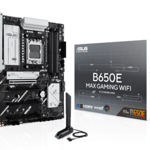 ASUS PRIME B650-PLUS WIFI, AM5, B650, 4*DDR5, 4*SATA, 2*M.2, 6*USB 3.2, 2*USB 2.0, 3*PCIx16, 2*PCIx1, DP+HDMI, ATX; 90MB1KP0-M0EAY0