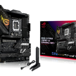 ASUS ROG STRIX Z890-H GAMING WIFI, LGA1851, Z890, 4*DDR5, 4*SATA, 5*M.2, 8*USB 3.2, 2*Type-C, 3*PCIx16, HDMI+DP, ATX; 90MB1K20-M0EAY0