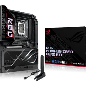 ASUS ROG MAXIMUS Z890 HERO BTF, LGA1851, Z890, 4*DDR5, 4*SATA, 6*M.2, 8*USB 3.2, Type-C, 2*PCIx16, 1*PCIx1,  2*Thunderbolt™ 4, HDM, ATX; 90MB1KG0-M0EAY0