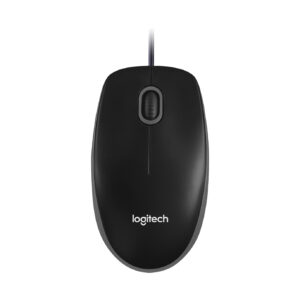 Logitech B100 Optical Mouse, USB, 1000dpi, Black, CN, [910-006605/910-003357]