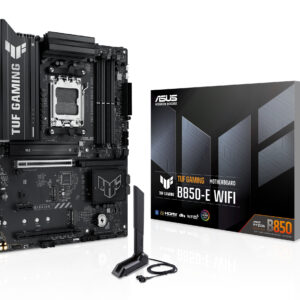 ASUS TUF GAMING B850-E WIFI, AM5, B850, 4*DDR5, 4*SATA, 3*M.2, 4*USB 3.2, 3*USB 2.0, Type-C, 3*PCIx16, 1*PCIx1, DP+HDMI, ATX; 90MB1L20-M0EAY0