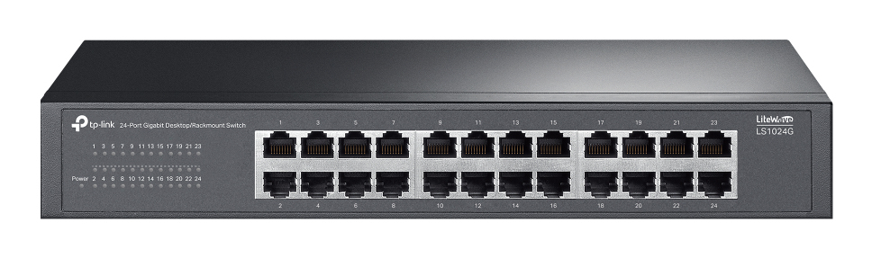 TP-Link LS1024G, 24-Port Gigabit Desktop/Rackmount Switch