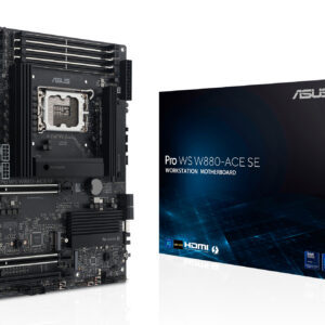 ASUS PRO WS W880-ACE SE, W880, LGA1851, 4*DDR5, 4*SATA, 4*M.2, 1*USB 3.2, 6*USB 2.0, Type-C, 3*PCIx16, HDMI+VGA, ATX; 90MB1KV0-M0EAY0