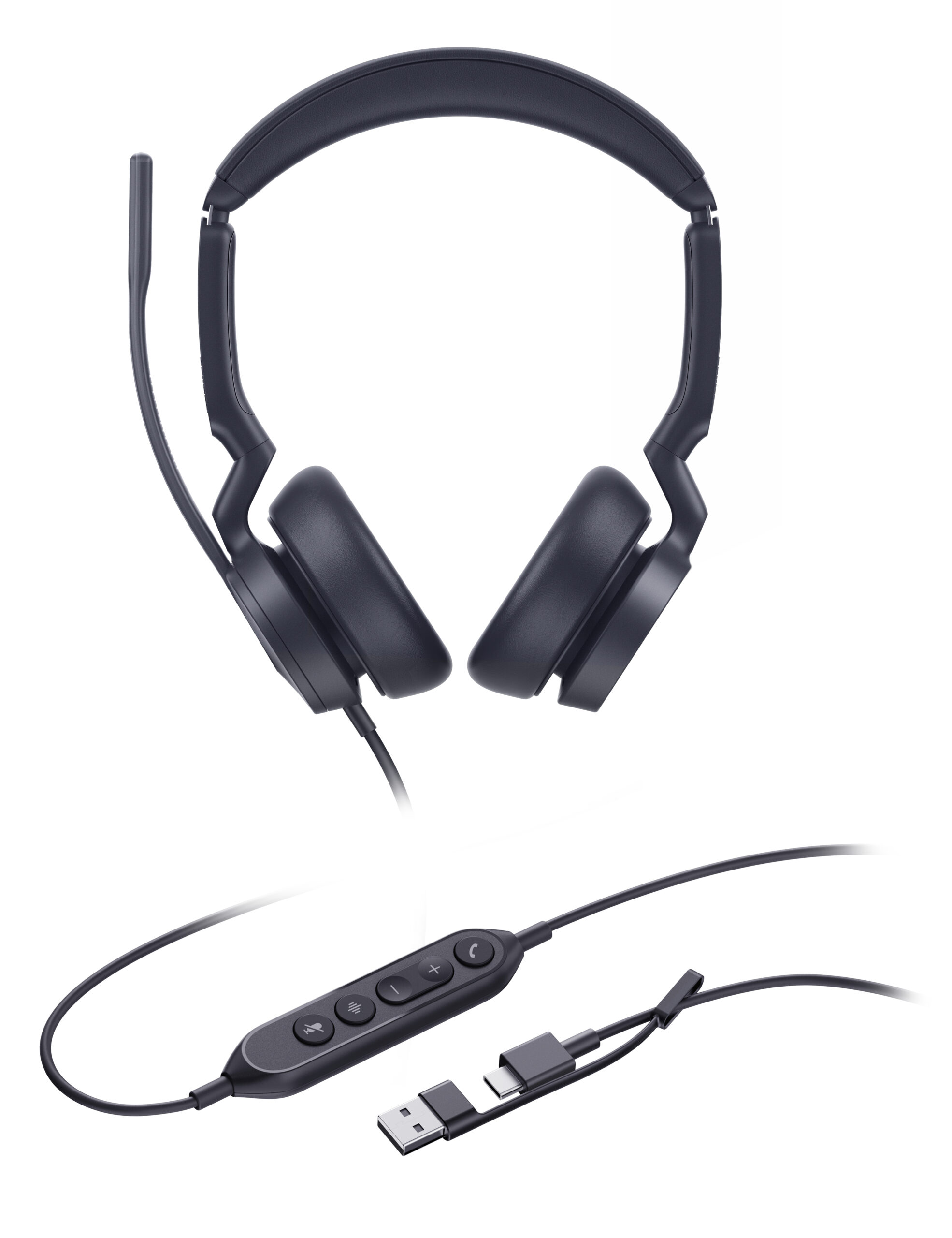 YEALINK UH46 Dual UC USB-C/A, Проводная, HD звук, LED-индикатор, USB-C/A, шт