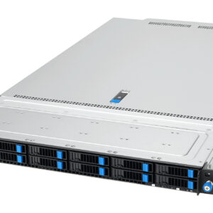 ASUS RS700-E12-RS12U, 1U, 2 x Intel Xeon 6 LGA 4710, 32 x DDR5 6400, 12 x 2.5" hsb NVMe SATA* SAS*, 2 x PCIE Gen5 x16, 2 x OCP3.0, 2 x M.2 Gen5 x2 (2280 2260), PSU 2x 2000W