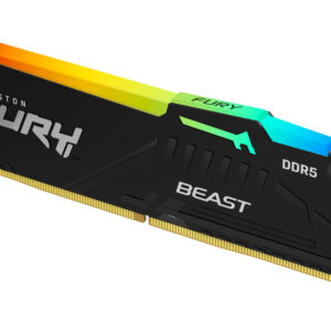 Kingston 32GB 5200MT/s DDR5 CL40 DIMM FURY Beast RGB EXPO 1 Year Warrаnty