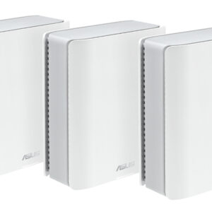 ASUS BT8(W-3-PK)//3 access point /802.11b/g/n/ac/ax/be, 688 + 8643Mbps, 2,4 + 6 gGz, white
