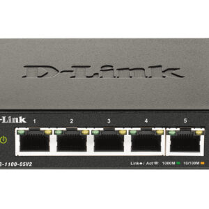 D-Link Настраиваемый L2 коммутатор, 5х1000Base-T