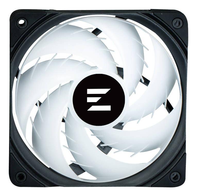 ZALMAN ZM-AF120 ARGB BLACK, 120x120x25mm, 4-PIN PWM, 600-2000 RPM, 29,7 DBA MAX, HYDRO BEARING