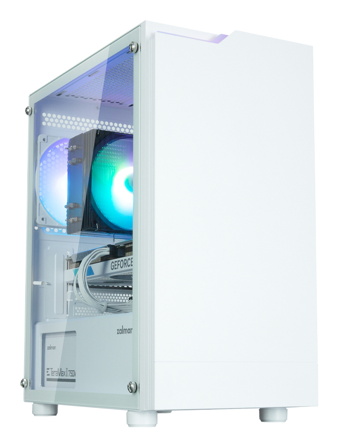 ZALMAN T4 PLUS, MATX, WHITE, WINDOW, 1 x Combo (3.5'' or 2.5''), 1x3.5'', 2x2.5", 1xUSB2.0, 2xUSB3.0, REAR 1x120mm ARGB