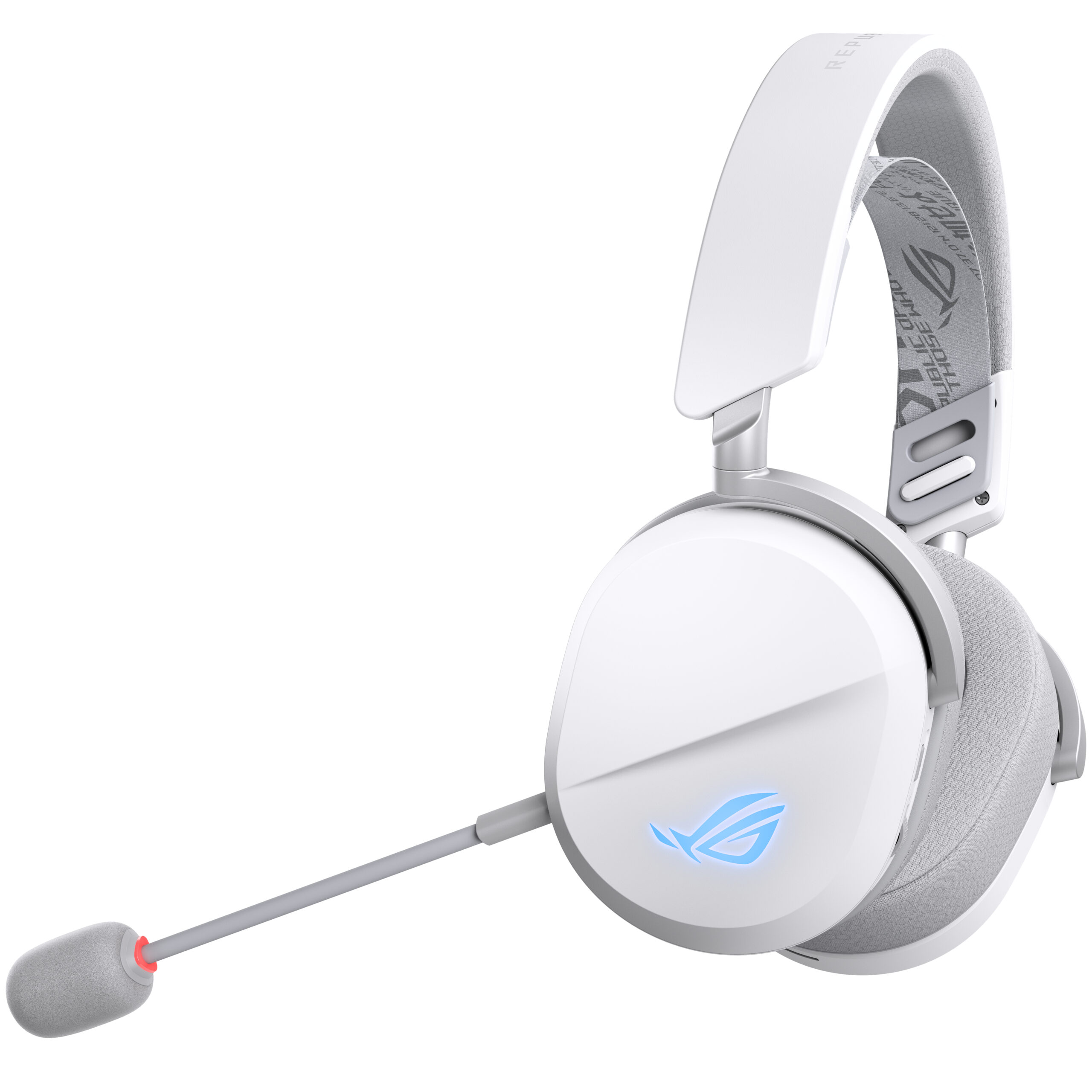 ASUS ROG PELTA, USB-C, 2.4GHz, Bluetooth, 309g, 20Hz~20kHz, RGB Lighting, White