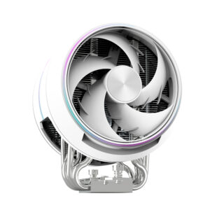 ZALMAN ZET5 WHITE, 5 HEAT PIPES, 4-PIN PWM, 600-2000 RPM, 30.4 DBA MAX, HYDRO BEARING, FULL SOCKET SUPPORT