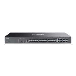 TP-Link SG5428XF, Omada Campus 24-Port SFP Stackable Lite L3 Managed Switch with 4 10G Slots