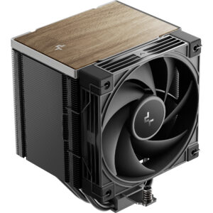 DEEPCOOL AK500 G2 LGA1851/1700/1200/115X/AM5/AM4 (9шт/кор, TDP 240W, PWM, Fan 120mm, 5 тепл. трубок, Copper Base, Wood-grain top cover, черный) RET (R-AK500G2-BKNNMN-GJD)