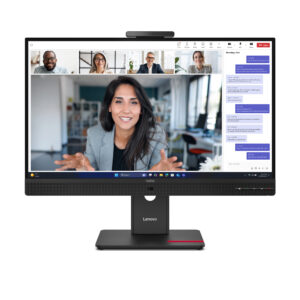 Lenovo ThinkVision T24-4v 23.8" 16:9 FHD (1920x1080) IPS, 120Hz, 250N, 1xHDMI 1.4, 1xDP 1.2, 1xVGA, 1xUSB-B (USB 5Gbps), 3xUSB-A (USB 5Gbps), 1xUSB-C (USB 5Gbps), Integrated webcam (5MP, IR+RGB), 1Y