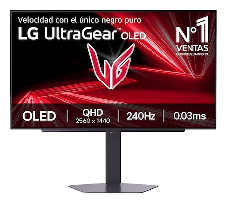 26,5 LG 27GX704A-B, OLED, 2560x1440, 0.03cd, 275cd, 240Hz, HDMIx2+DP+USB Hub, HAS Pivot Swivel, black, Ex