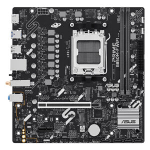 ASUS PRIME B850M-F WIFI, AM5, B850, 2*DDR5, 4*SATA, 2*M.2, 4*USB 3.2, 4*USB 2.0, 3*PCIx16, 2*PCIx1, DP+HDMI, mATX; 90MB1N80-M0EAY0