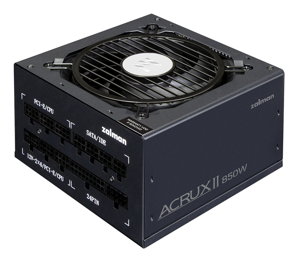 Zalman ZM850-ARX2, 850W, ATX12V v3.1, APFC, 12cm Fan, 80+ Platinum Gen5.1, Full Modular, Retail