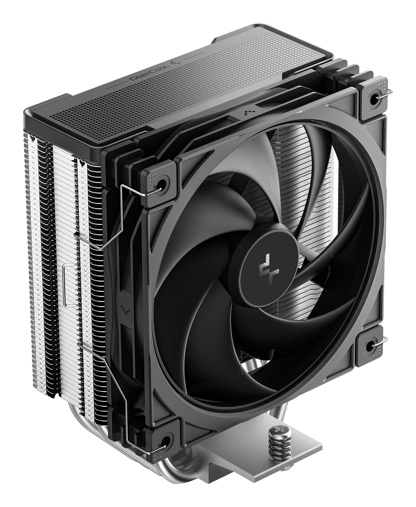 DEEPCOOL AG400 G2 LGA1851/1700/AM5/AM4 (18шт/кор, TDP 220W, PWM, Fan 120mm, 4 тепл. трубки, черный) RET (R-AG400-BKNPMG2-G)