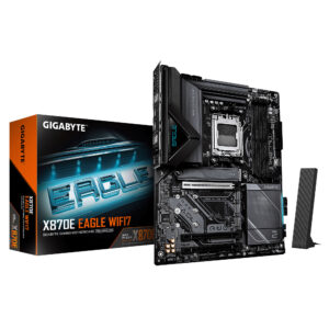 GIGABYTE X870E EAGLE WIFI7, AM5, X870E, 4*DDR5, 4*SATA, 3*M.2, 4*USB 3.2, 4*USB 2.0, 2*Type-C, 3*PCIx16, HDMI, ATX