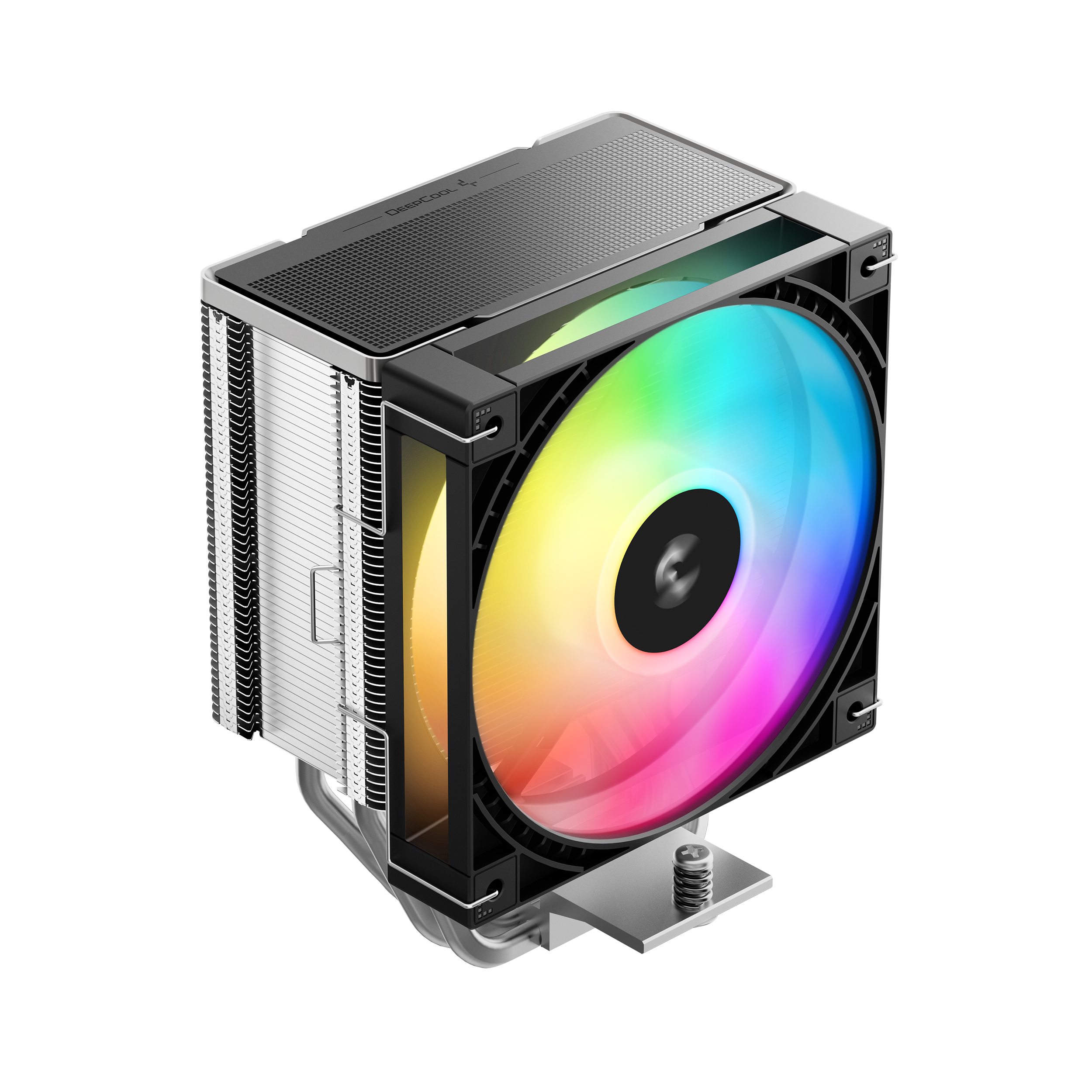 DEEPCOOL AG600 ARGB LGA1851/1700/AM5/AM4 (12шт/кор, TDP 270W, PWM, ARGB Fan 120mm, 6 тепл. трубок, черный) RET (R-AG600-BKAMMG2-G)