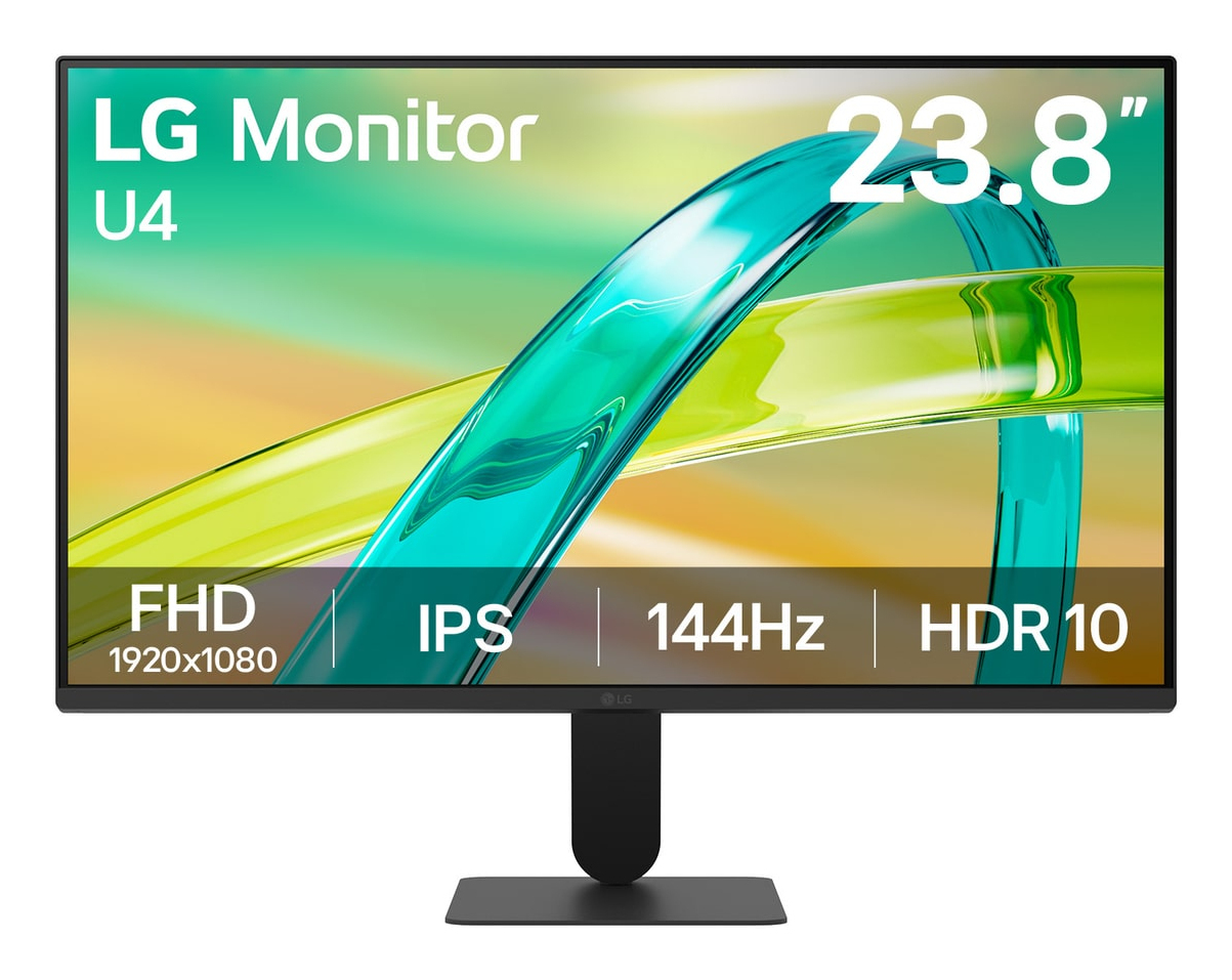 23,8" LG 24U411B-B, IPS, 1920x1080, 5ms , 250cd, 144Hz, HDMI, black, Ex