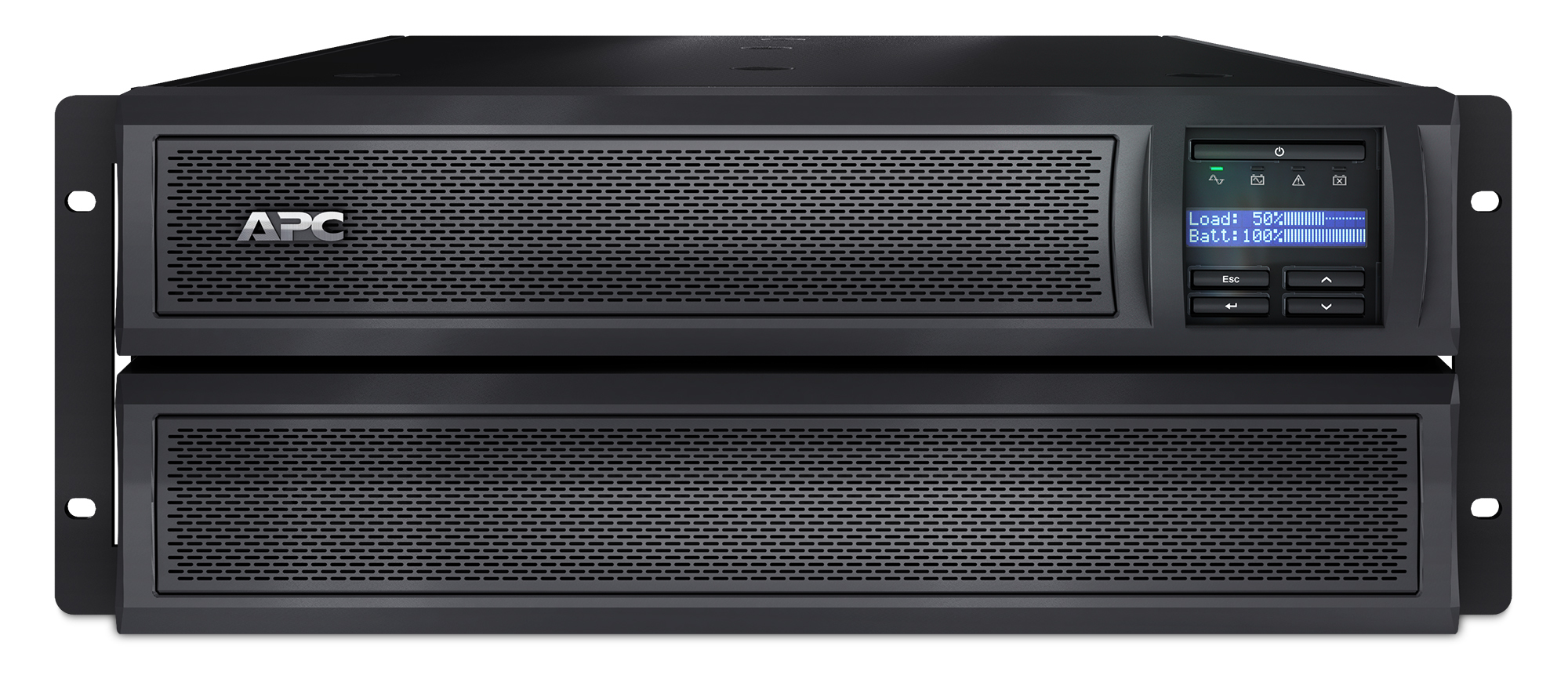 APC Smart-UPS X 3000VA/2700W, RM 4U/Tower, Ext. Runtime, Line-Interactive, LCD, Out: 220-240V 8xC13 (3-gr. switched) 2xC19, SmartSlot, USB, COM, EPO, HS User Replaceable Bat, Black, 1 year warranty