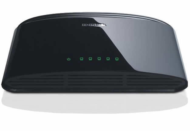 D-Link Неуправляемый коммутатор, 8x100Base-TX, корпус металл