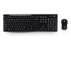 Logitech Wireless Desktop MK270 (Keybordmouse), Black, Rus/Eng, [920-004518]