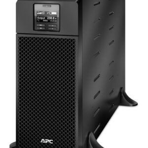 APC Smart-UPS SRT, 6000VA/6000W, On-Line, Extended-run, Black, Tower (Rack 4U convertible), Pre-Inst. Web/SNMP, with PC Business