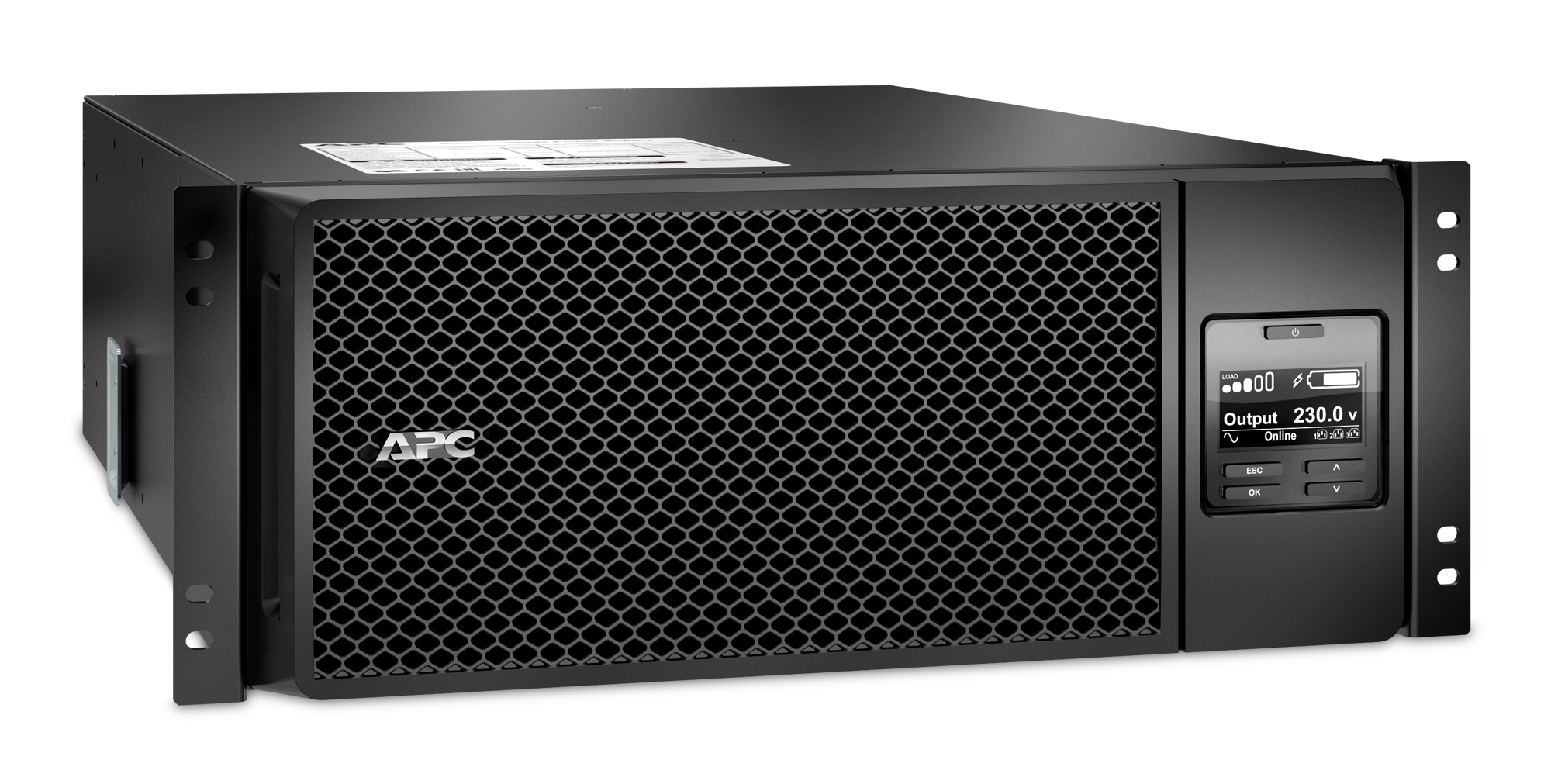 APC Smart-UPS SRT RM, 6000VA/6000W, On-Line, Extended-run, Rack 4U (Tower convertible), Pre-Inst. Web/SNMP, with PC Business, Black, 1 year warranty