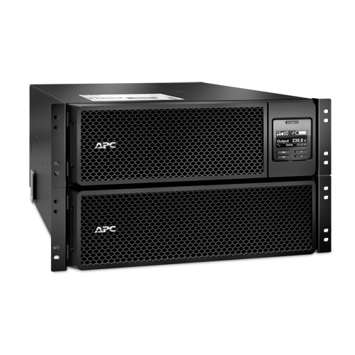 APC Smart-UPS SRT RM, 10000VA/10000W, On-Line, Extended-run, Rack 6U (Tower convertible), Pre-Inst. Web/SNMP, with PC Business, Black, 1 year warranty