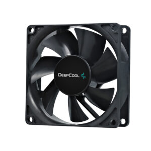 DEEPCOOL Xfan80 80x80x25мм (240шт./кор, пит. от БП, черный, 1800об/мин)  Color BOX (DP-FDC-XF80)
