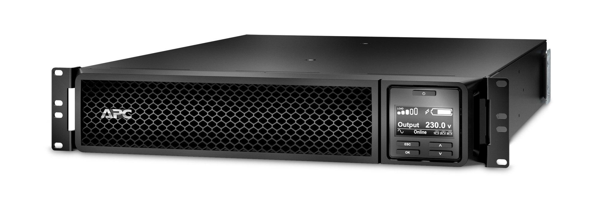 APC Smart-UPS SRT RM, 2200VA/1980W, On-Line, Extended-run, Rack 2U, Out: 8xC13 2xC19, Black, 1 year warranty