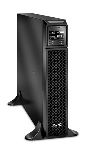 APC Smart-UPS SRT RM, 2200VA/1980W, On-Line, Extended-run, Tower (Rack 2U convertible), Out: 8xC13 2xC19, Black, 1 year warranty