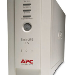 APC Back-UPS CS 500VA/300W, 230V, 4xC13 outlets (1 Surge & 3 batt.), Data/DSL protection, USB, PCh, user repl. batt., 1 year warranty
