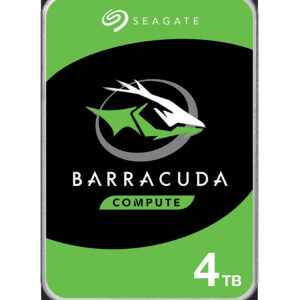 Seagate Barracuda HDD 3.5" SATA 4Tb, 5400 rpm, 256Mb buffer, 512e/4kn, SMR, ST4000DM004, 1 year, (analog ST4000DM005)