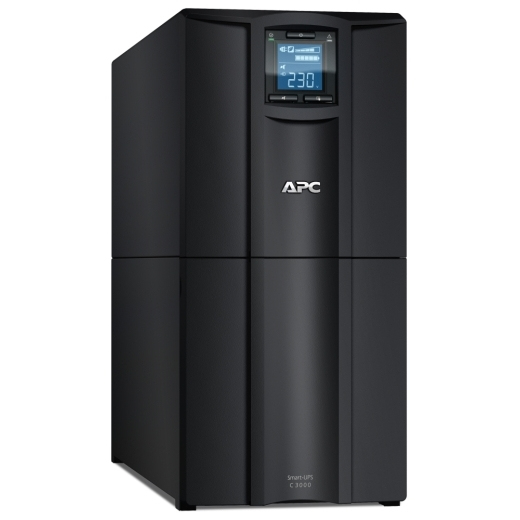 APC Smart-UPS C 3000VA/2100W, 230V, Line-Interactive, LCD, Out: 8xC13 1xC19, 1 year warranty
