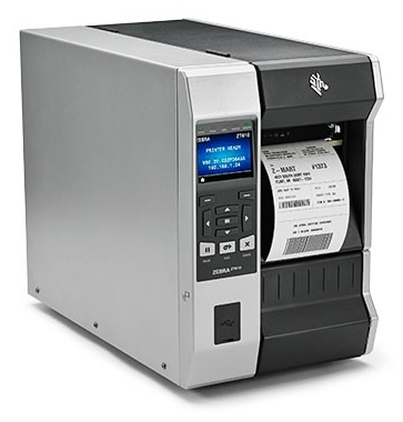 Zebra ZT610, 4", 203 dpi, Serial, USB, Ethernet, BT 4.0, USB Host, Rewind, Color Touch, ZPL