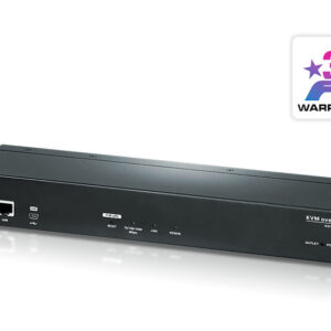 ATEN Single Port KVM over IP Switch with Single Port Power Switch