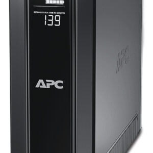 APC Back-UPS Pro Power Saving RS, 1500VA/865W, 230V, AVR, 10xC13 outlets (5 Surge & 5 batt.), XL (1хBR24BP(G)), Data/DSL protrct, 10/100 Base-T, USB, PCh, user repl. batt., 1 year warranty